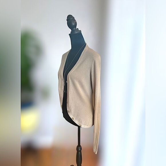 VINCE Round Hem Cardigan Cashmere Sweater Size S - Picture 6 of 11